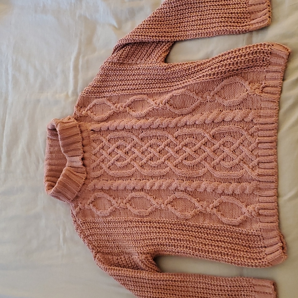 Pink Knit Sweater NWT